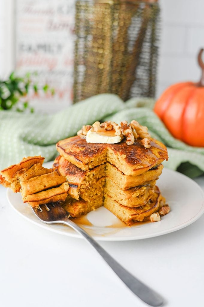 delicious pumpkin pancakes