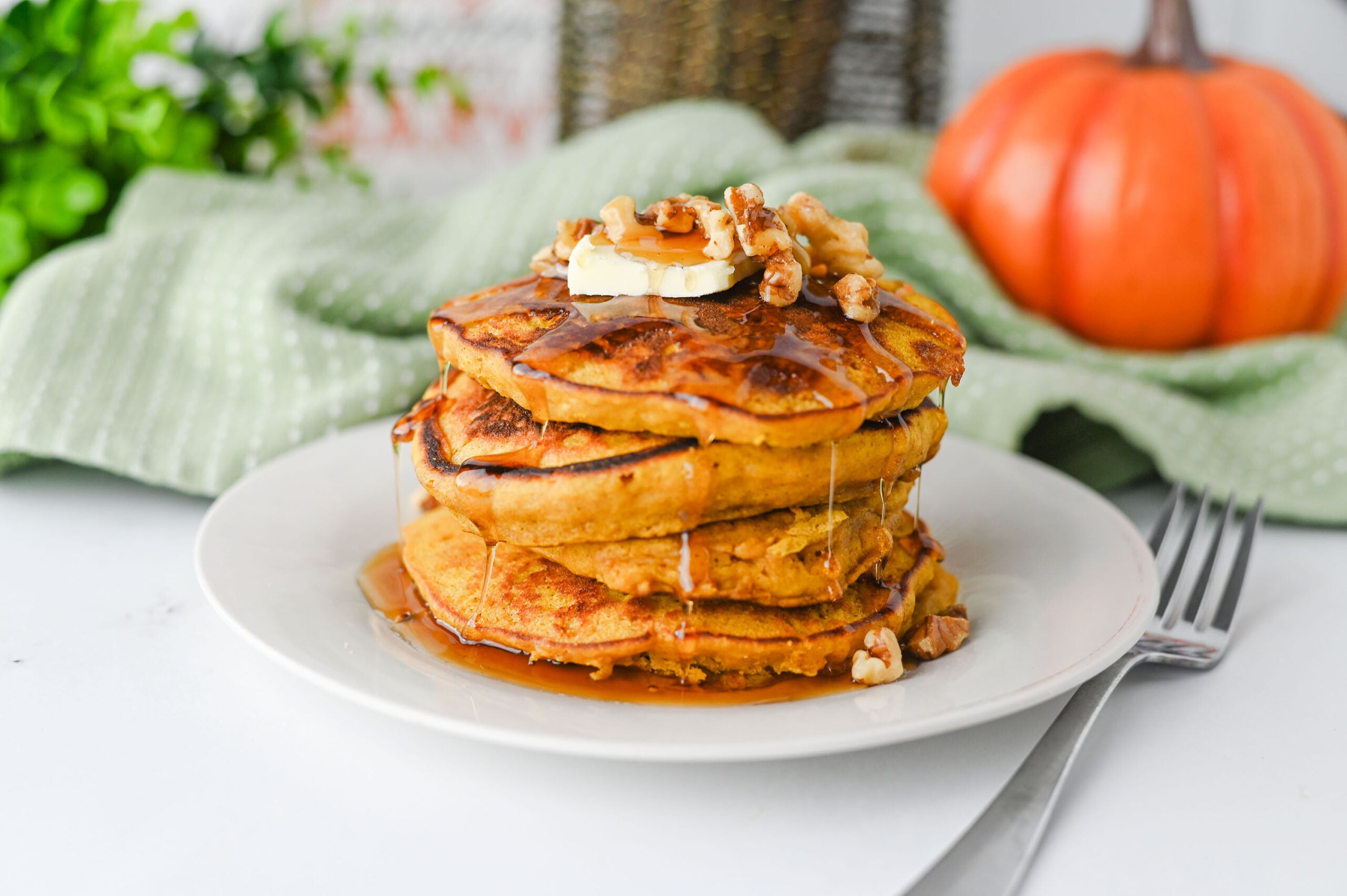 Fluffy Pumpkin Pancakes