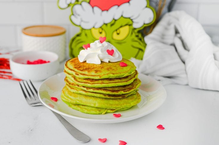 Grinch Pancakes