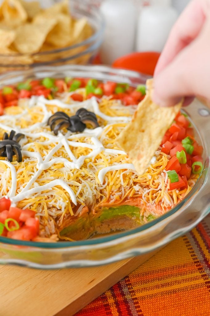 Halloween Taco Dip
