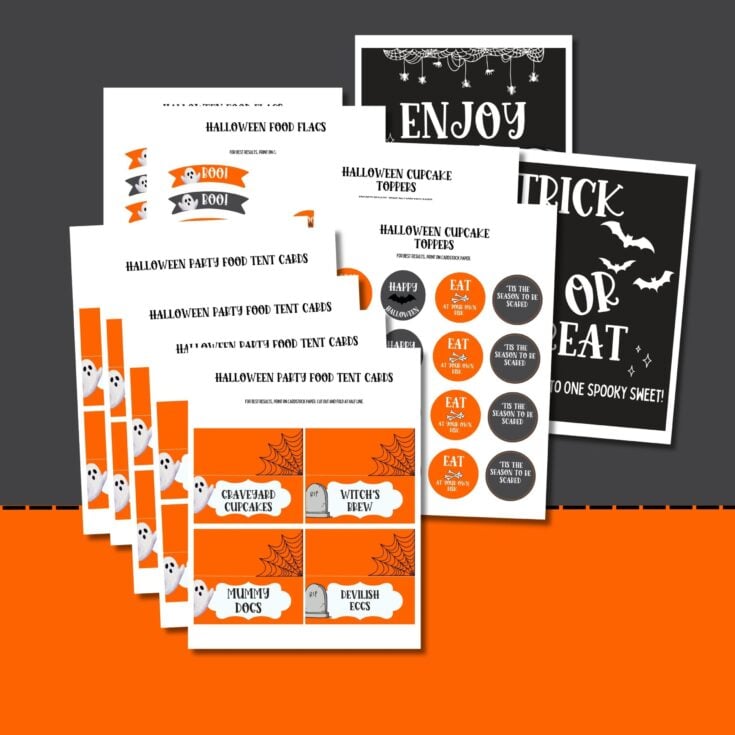 Image for Free Printable Halloween Party Decorations