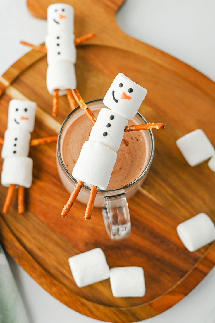 Snowman Hot Chocolate Toppers