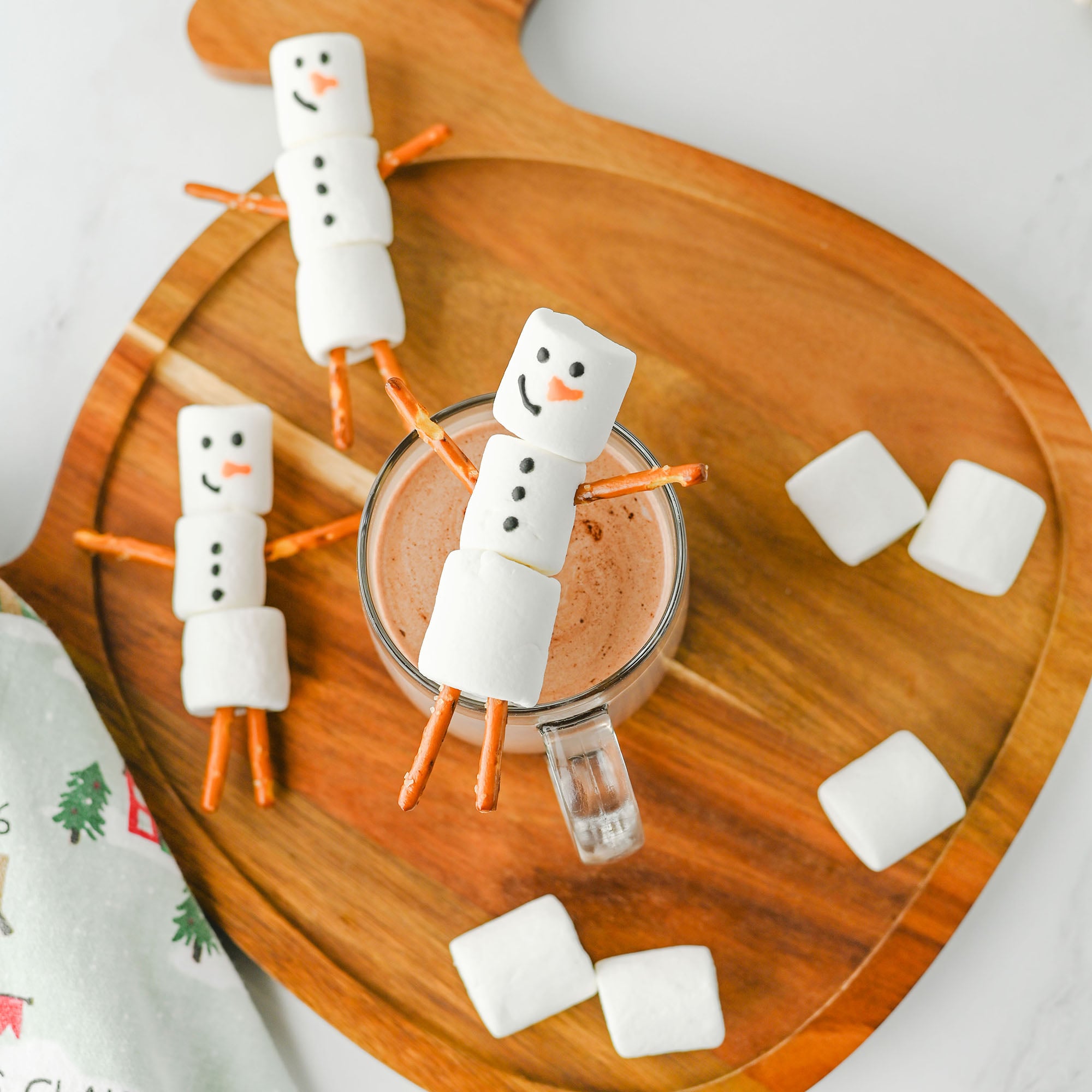 Snowman Hot Chocolate Toppers