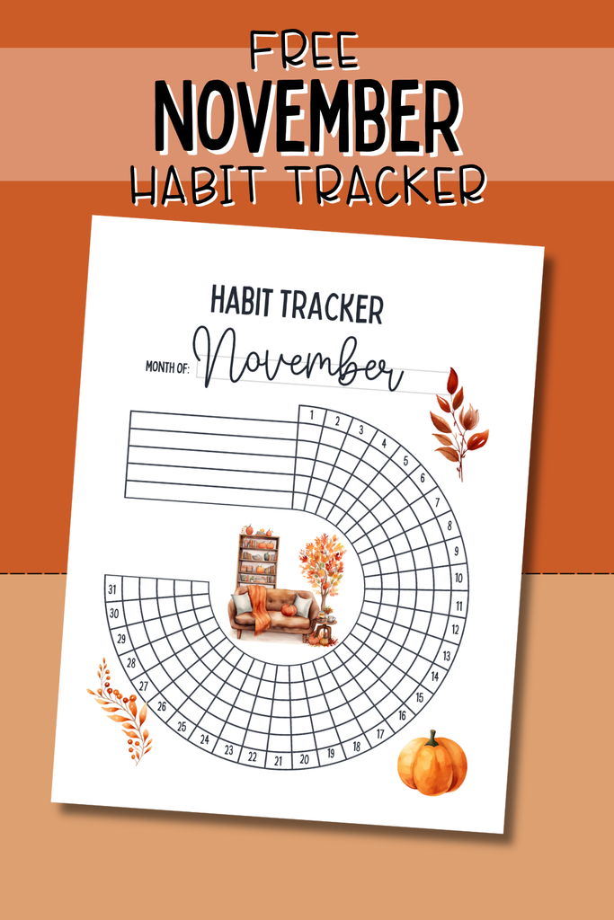 Free November Habit Tracker Printable